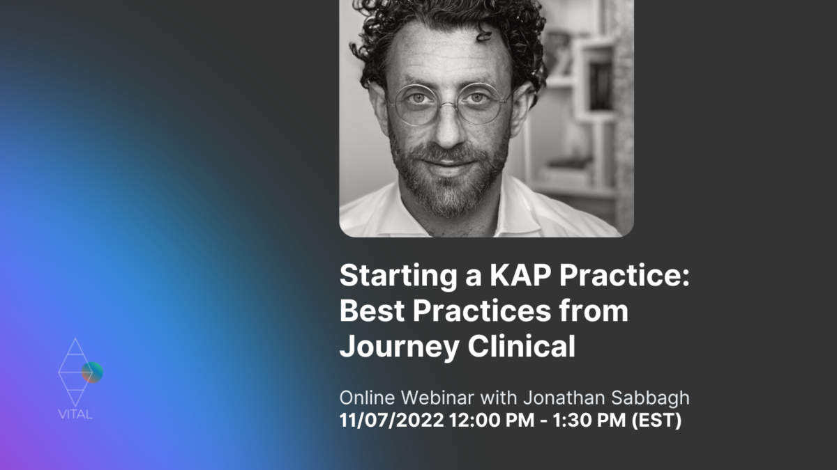 Free Webinar — Starting a KAP Practice: Best Practices from Journey Clinical
